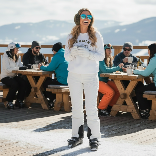 Surf Dreaming of Warm Beaches & Ankle Slappers Premium Sweatshirt Women