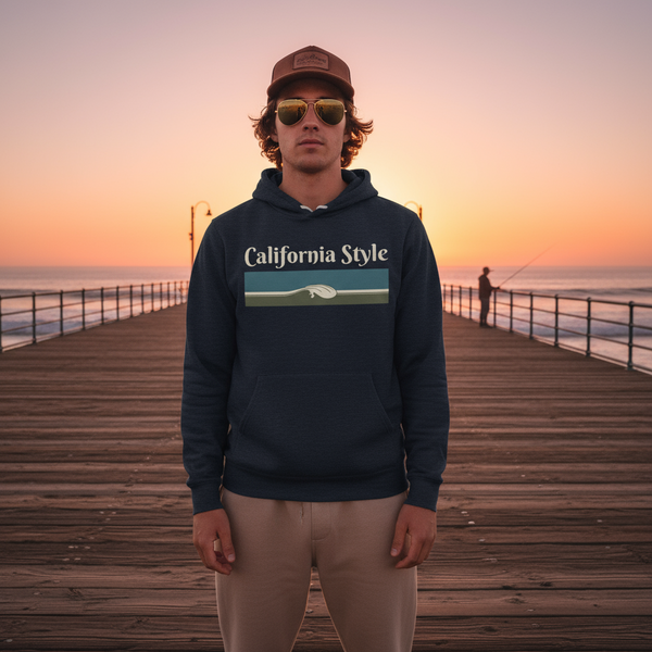 Surf California Style Tube Ride hoodie