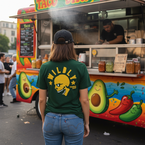 Wildly Screaming Embroidered Short sleeve t-shirt