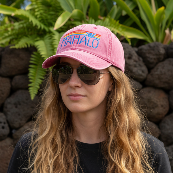 Surf Mahalo Vintage Cotton Twill Cap