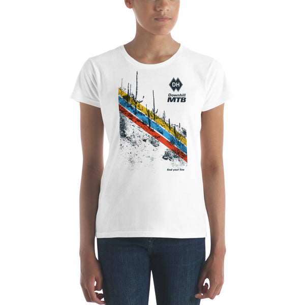Bike Desert Double Women's short sleeve t-shirt