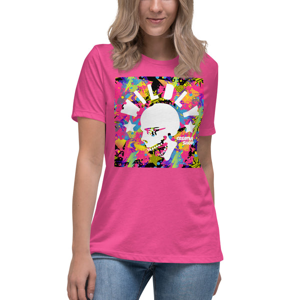 Wildly 80's Screaming Women's Relaxed T-Shirt - Wildly Creative Shop