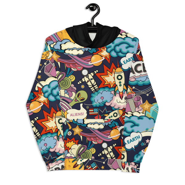 Earth Wildly Space heavy weight hoodie - Wildly Creative Shop
