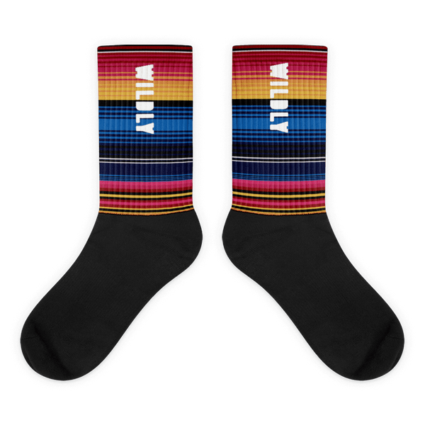 Wildly Sunset Stripes Socks