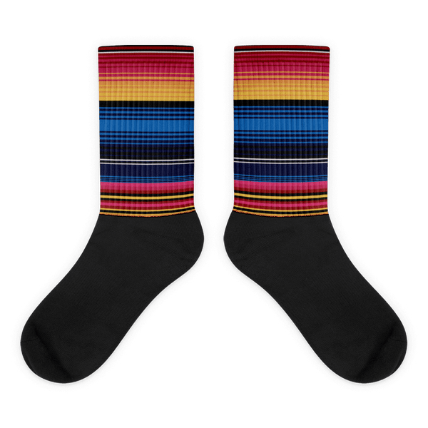 Wildly Sunset Stripes Socks