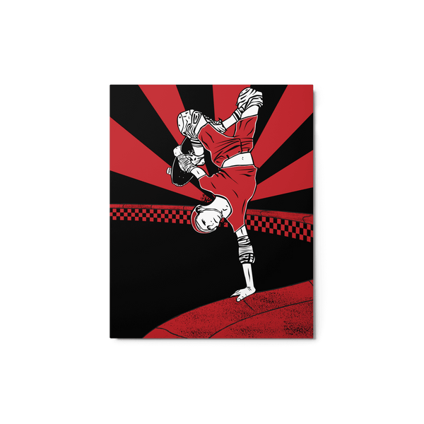 Skate Invert Metal prints