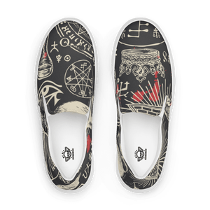 Old World Order Men’s slip-on canvas shoes - Wildly Creative Shop