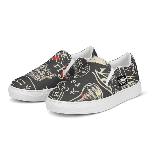 Old World Order Men’s slip-on canvas shoes - Wildly Creative Shop