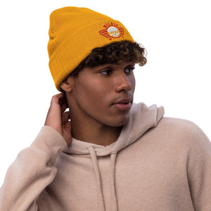 Wildly Atlantis recycled cuffed beanie - Wildly Creative Shop