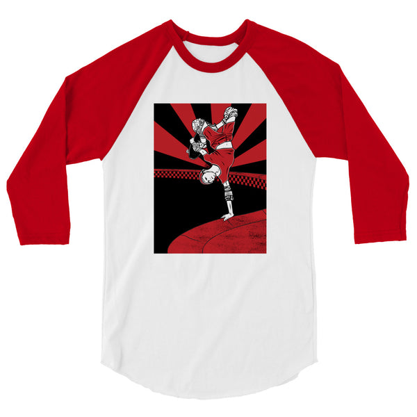 Skate Invert 3/4 sleeve raglan shirt