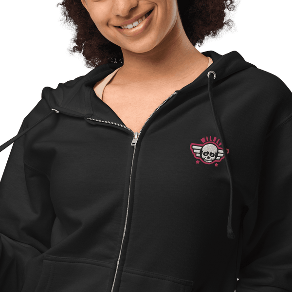 Wildly Independent Unisex medium weight fleece zip up hoodie