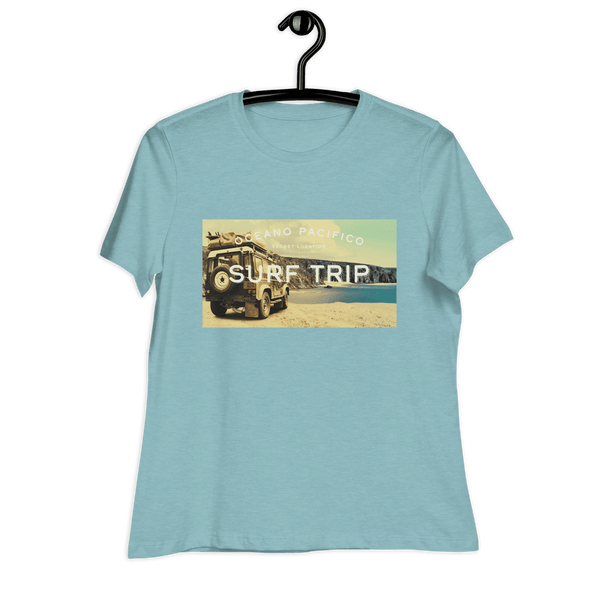 Surf Oceanic Pacifico Surf Trip T-SHIRT Women's Relaxed T-Shirt - Wildly Creative Shop